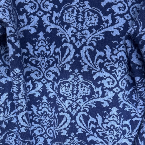 Attitudes by Renee Navy and Light Blue Cardigan - Picture 7 of 10